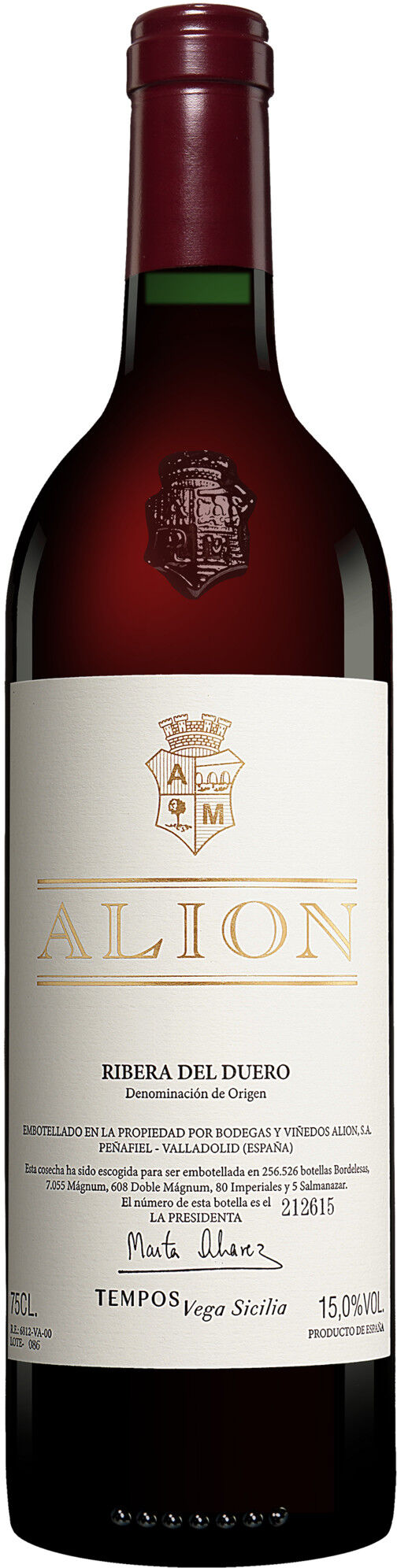 Vega+ Alión 2022 14.5% Vol. Rotwein Trocken aus Spanien