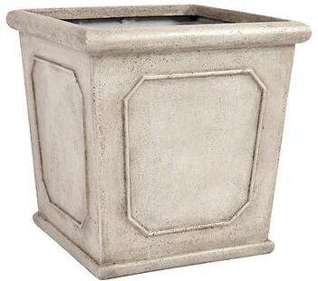 Rodin Square Planter - Stone, Medium - Ballard Designs