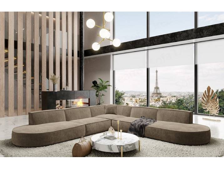 Stoff Ecksofa Alegranza L-Form