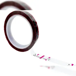 SAFEGUARD ESD-Klebeband mit ESD-Warnsymbol, transparent/rot, 12mm, 36m