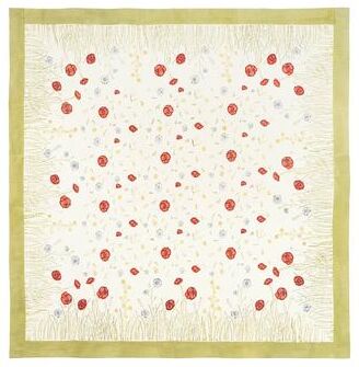 Springfields Multicolored Square Cotton Tablecloth
