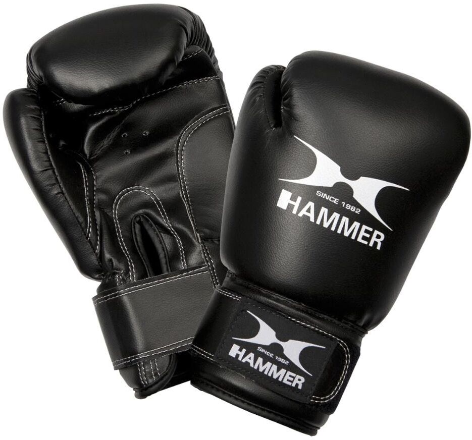Boxsack HAMMER "Fit Junior", schwarz (schwarz, weiß), Boxsäcke, B/H/L: 25cm x 50cm, Boxsack, B:25cm H:50cm schwarz, weiß B/H/L: 25cm x 50cm