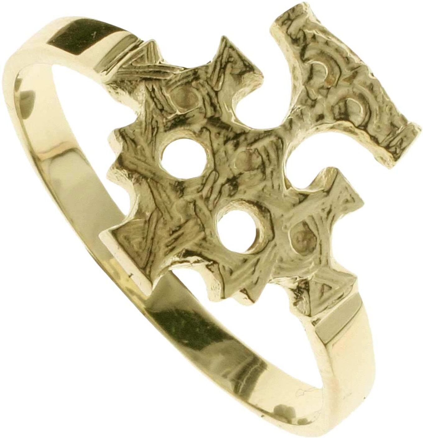 Fingerring OSTSEE-SCHMUCK "Ostsee-Schmuck Ring Hiddensee Ring Hiddensee" Gr. 64, gold (weiß, neutral), Fingerringe, Damen, 64 (20,4), Silber 925 (Sterlingsilber), Fingerring