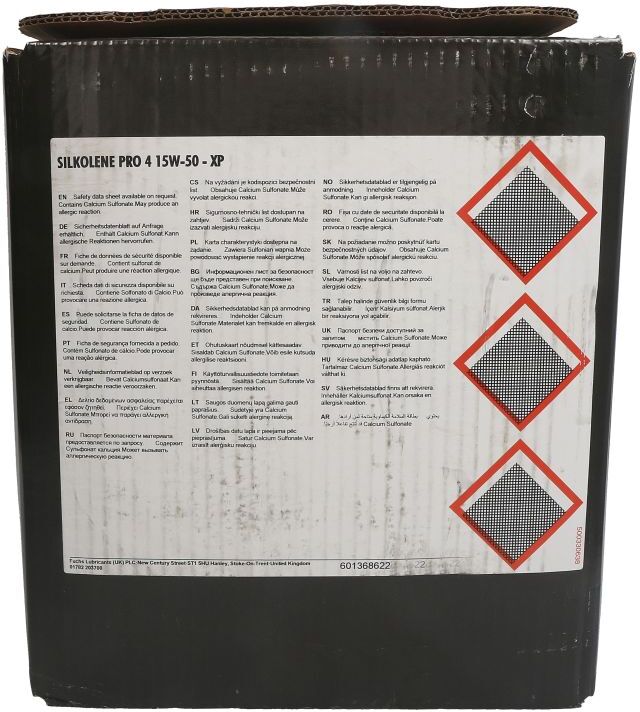 Motoröl SILKOLENE 601368622 PRO 4 15W50 XP 20L