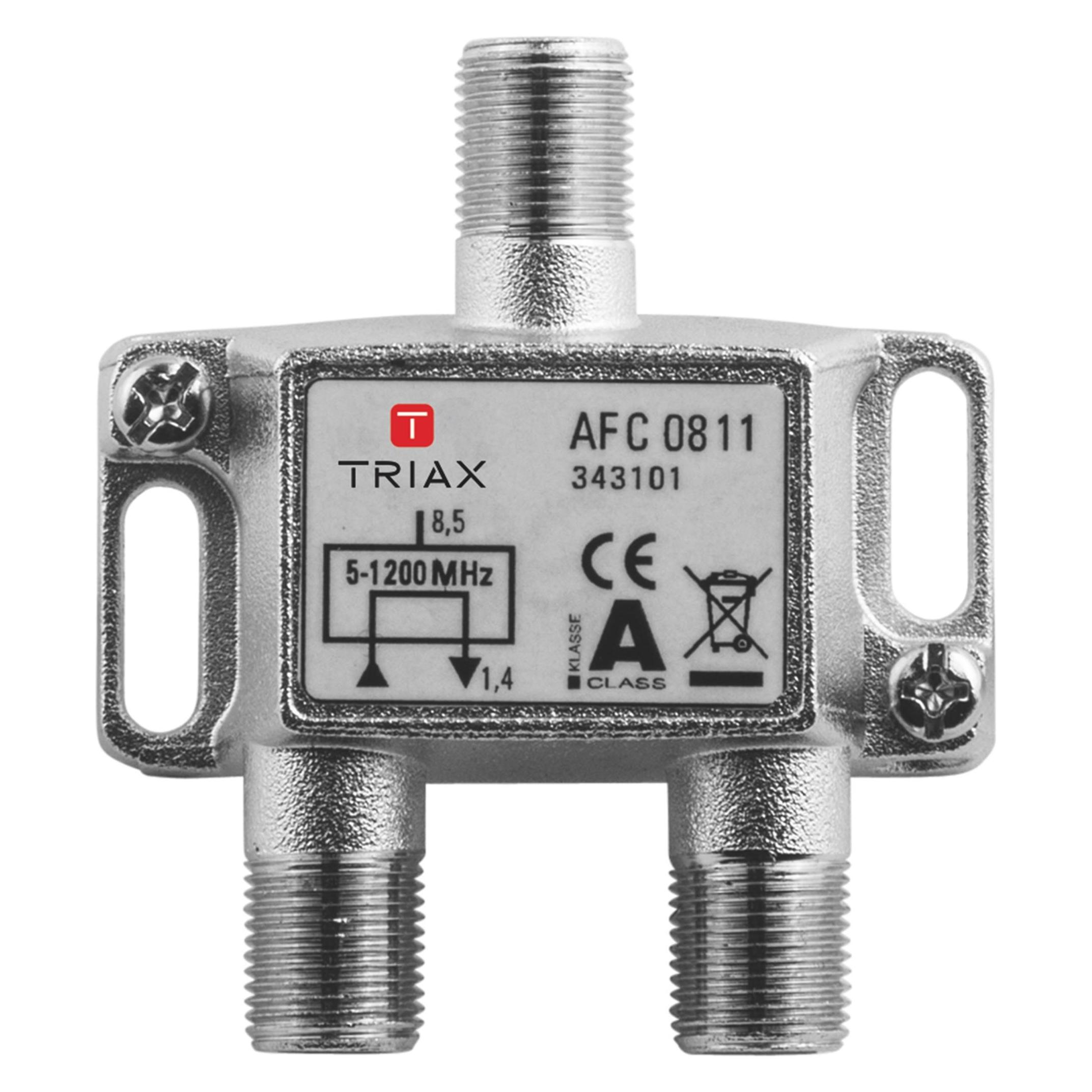 Triax AFC 0811 RF-Signal (110 dB, Verteiler und Abzweiger) (343101)