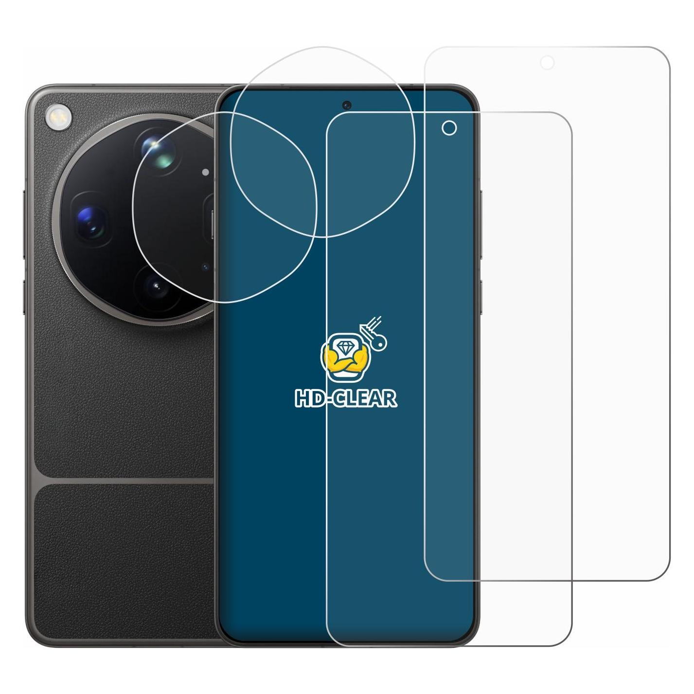Brotect Schutzfolie für Oppo Find X9 Ultra (Display+Kamera) Displayschutz Displayschutzfolie Folie Klar (2 Stk., Oppo Find X9 Ultra) (1863226)