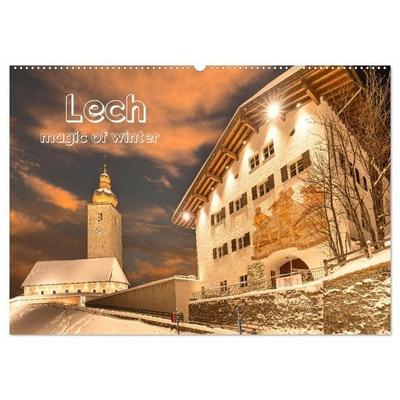 Lech magic of winter (Wandkalender 2027 DIN A2 quer), CALVENDO Monatskalender