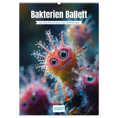 Bakterien Ballett (Wandkalender 2027 DIN A2 hoch), CALVENDO Monatskalender