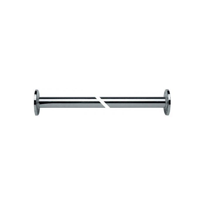 Brausevorhangstange mit Rosetten Baukastensystem, 1500mm, verchromt