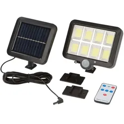 EASYmaxx Solar-Strahler 3,7V schwarz mit Bewegungsmelder