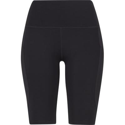 Radlerhose URBAN CLASSICS "Urban Classics Ladies Cycling Short Ladies Cycling Short", Damen, Gr. L, US-Größen, schwarz, 80% Nylon, 20% Elasthan, unifarben, skinny fit, Hosen Radlerhose