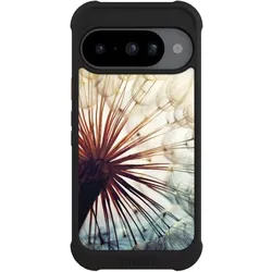 Nivocase Hülle für Google Pixel 10 Stossfeste Handyhülle NIVOmax Case Schwarz Blumen Fotografie Pusteblume (Google Pixel 10), Smartphone Hülle, Schwarz