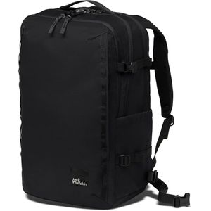 Jack-Wolfskin Rucksack Sierra, A64018, schwarz, Laptopfach, Polyester, 32 Liter, 50cm