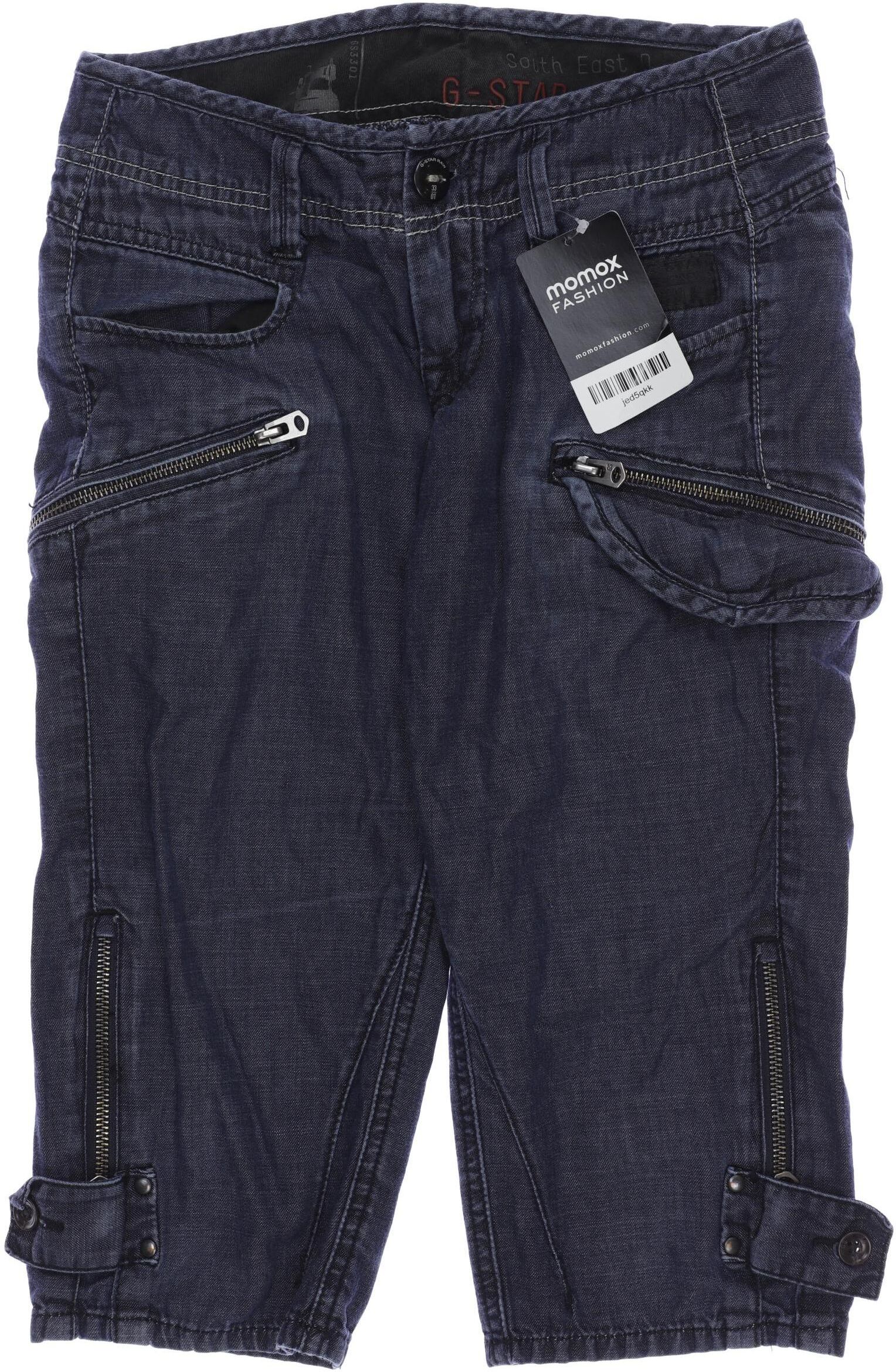 G Star RAW Damen Shorts, Marineblau, Gr. W25, Baumwolle - Second Hand