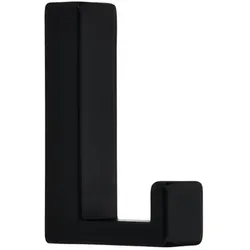 Garderoben-Haken,Clite,einfach,Einfachhaken,B15mm,H61mm,schwarz matt