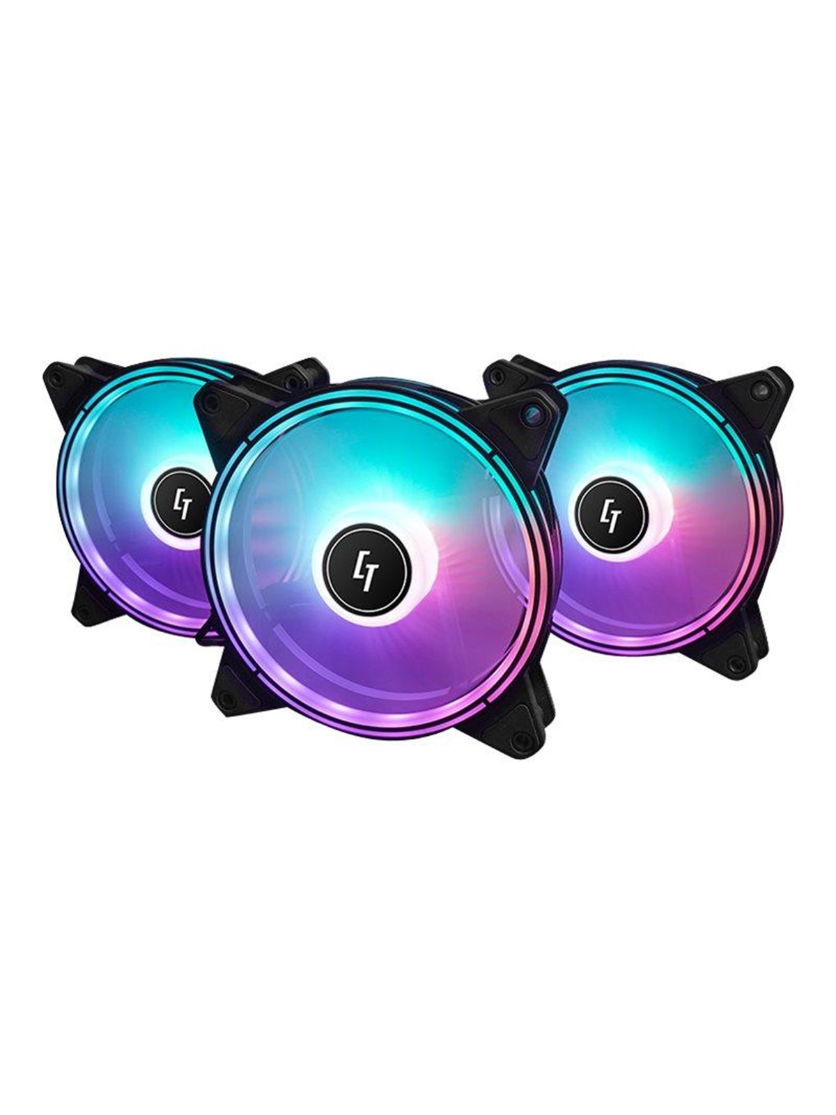 Chieftec Chieftronic Nova NF-1225RGB - Gehäuselüfter - 120mm - Schwarz