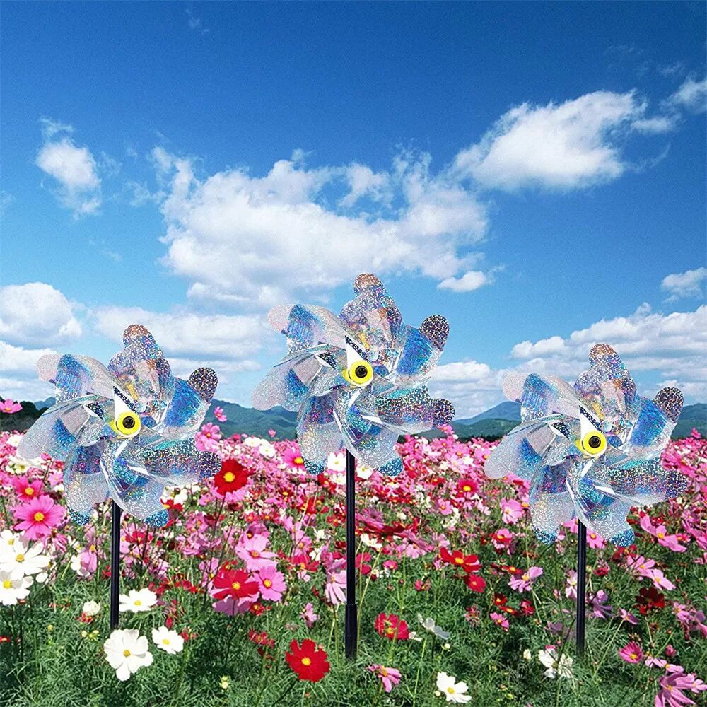 INF Windspinner / Reflektierende Vogelscheuchen 2er-Pack