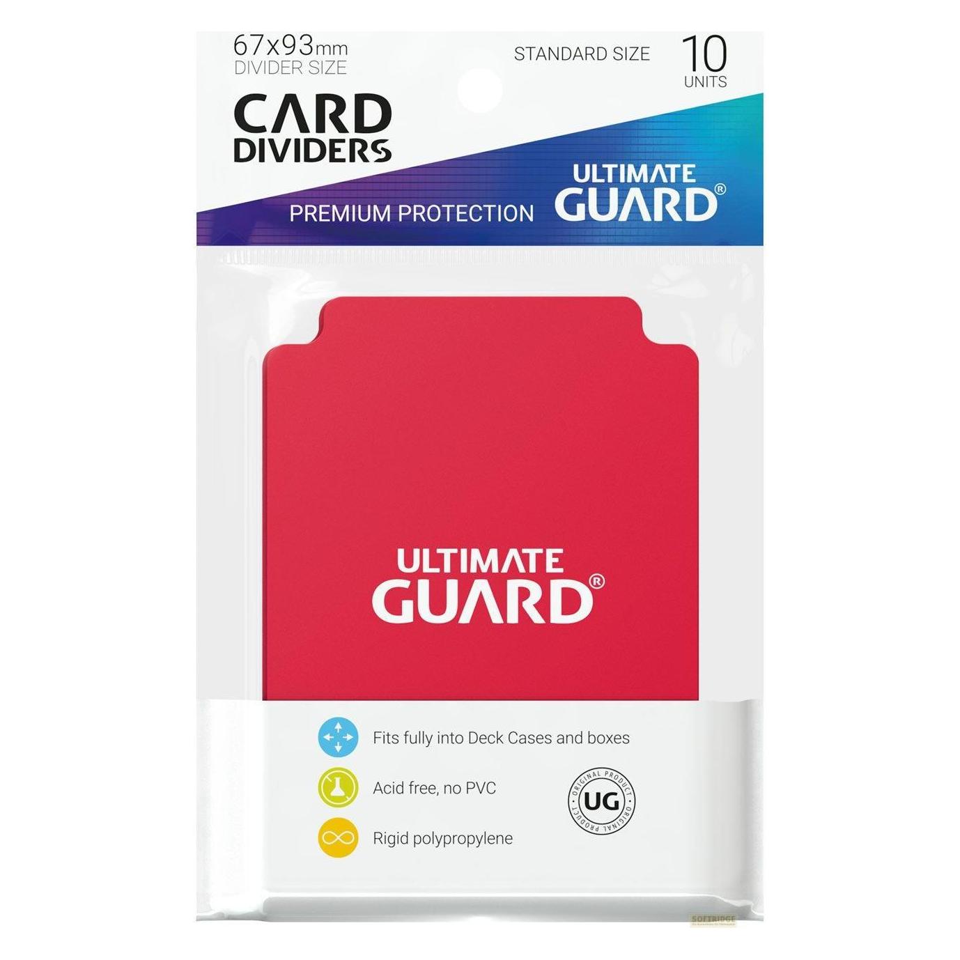 Ultimate Guard Kartentrenner Standardgrösse Rot 10 (UGD010358)