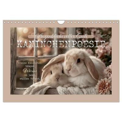 Kaninchenpoesie - Augenblicke voller Seele (Wandkalender 2027 DIN A4 quer), CALVENDO Monatskalender