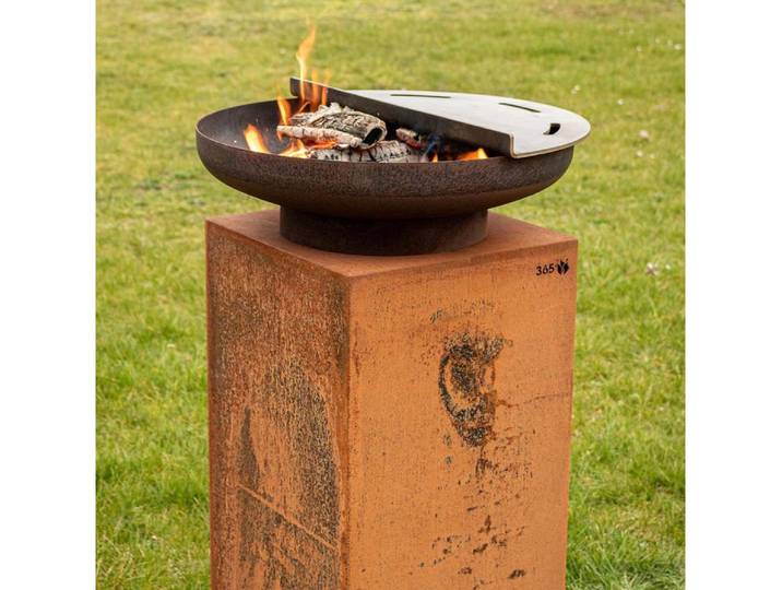 Feuercampus Grillplatte Plancha YMOS 55, Podest80 geschlossen