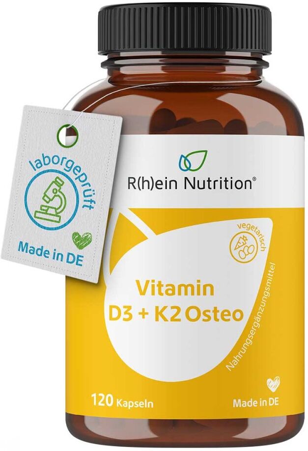R(h)ein Nutrition Vitamin D3+K2 Osteo 2.000 I.E. Kapseln
