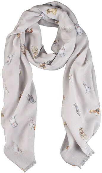 Wrendale Designs A Dog's Life Scarf