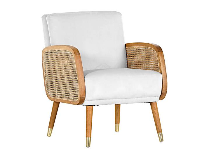 Sessel GLORIA Rattan Natur /weiß