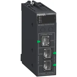 Schneider Electric BMENOC0321 Modicon M580 Stat.-Router-Modul, 3 Subnetze, EtherNet/IP, Modbus TCP, EA-Scanner