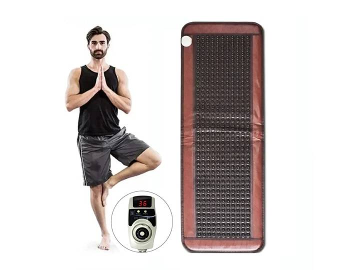 Hot Stone-Polymère chauffant en tourmaline, pour thérapie thermique, matelas chauffant, avec minuterie intelligente