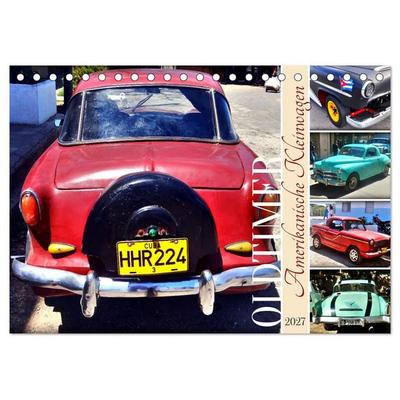 Amerikanische Kleinwagen - Oldtimer (Tischkalender 2027 DIN A5 quer), CALVENDO Monatskalender