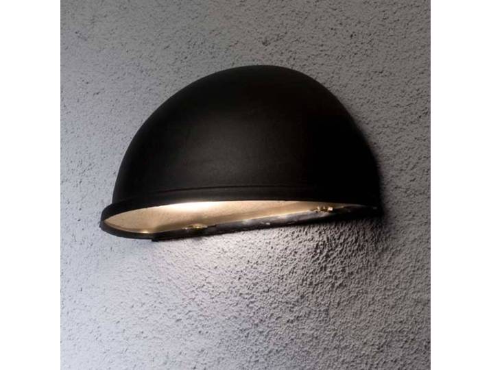 Konstsmide Außenwandleuchte TORINO, dimmbar, schwarz, Aluminium, Modern, Wandlampe