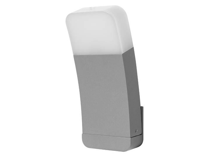 LEDVANCE Luminaire d'extérieur LED intelligent pour le mur avec technologie WiFi\, luminaire pour l'extérieur\, couleurs RGB modifiables\, argentf. Aluminium\, Compatible avec Google et Alexa Voice Control\, SMART+ WIFI CURVE WALL