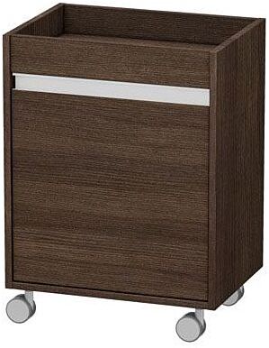 Duravit Ketho Rollcontainer KT2530L5353 50x36x67cm, Tür links, kastanie dunkel