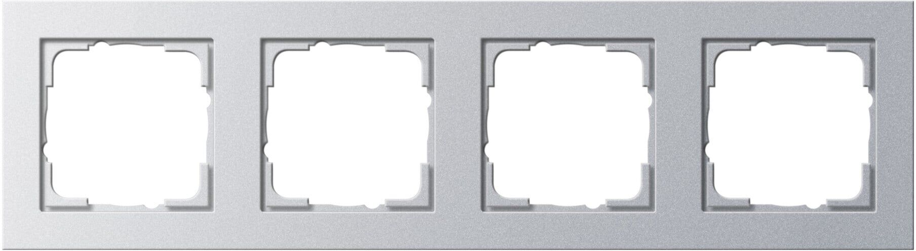 Gira Abdeckrahmen 4f.alu E2 021425)