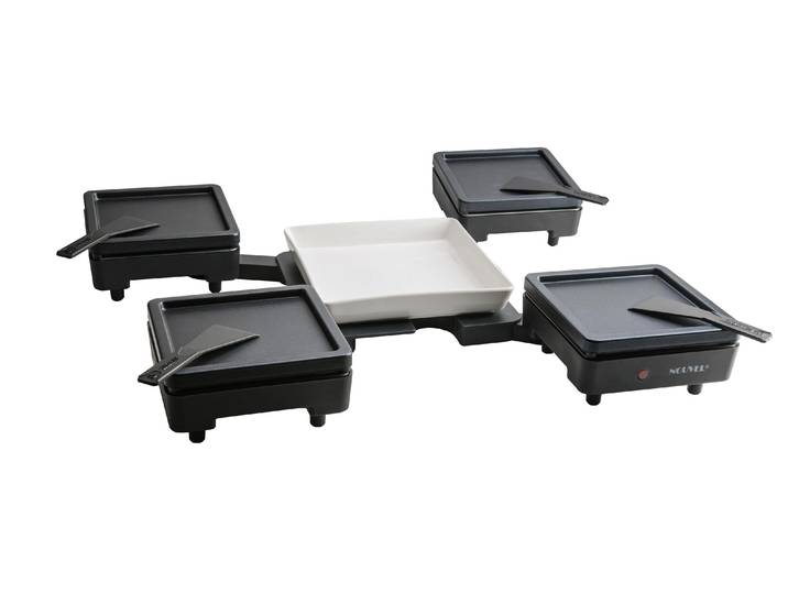 Tischgrill NOUVEL Nouvel »Gourmet Star« , schwarz, Kontaktgrill_Standgrill_Tischgrill_Teppanyakigrill, Tischgrill