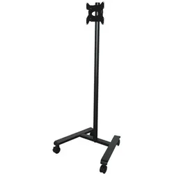 b-tech Flat Screen Trolley (VESA (Boden), Beamer Halterung, Schwarz