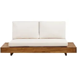 LOUNGESOFA 2-Sitzer Heller Holzfarbton Marettimo
