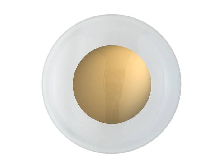 EBB & FLOW Horizon surface Wandleuchte Clear, Ø36 cm