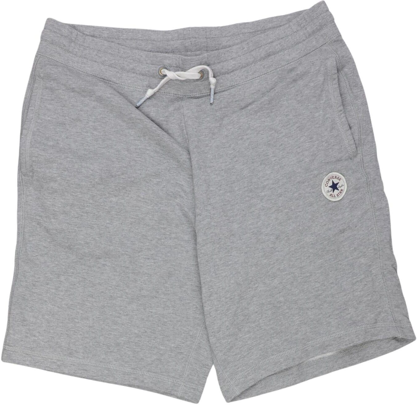 Converse Herren Shorts, Grau, Gr. M, Baumwolle - Second Hand