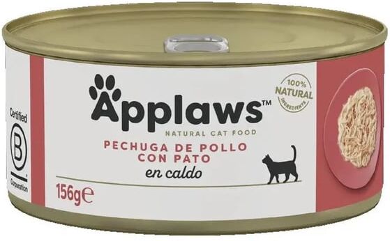 Applaws Cat Lata Frango e Pato 24 uds x 156g