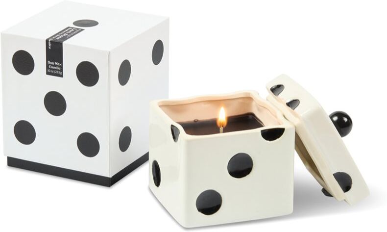 Paddywax Lucky Dice Lava Stone bougie parfumée en céramique 283 g