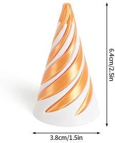 Inspired Living Impossible Pyramid Spiral Cone Fidget Toy For Stress Relief And Desk Display 2