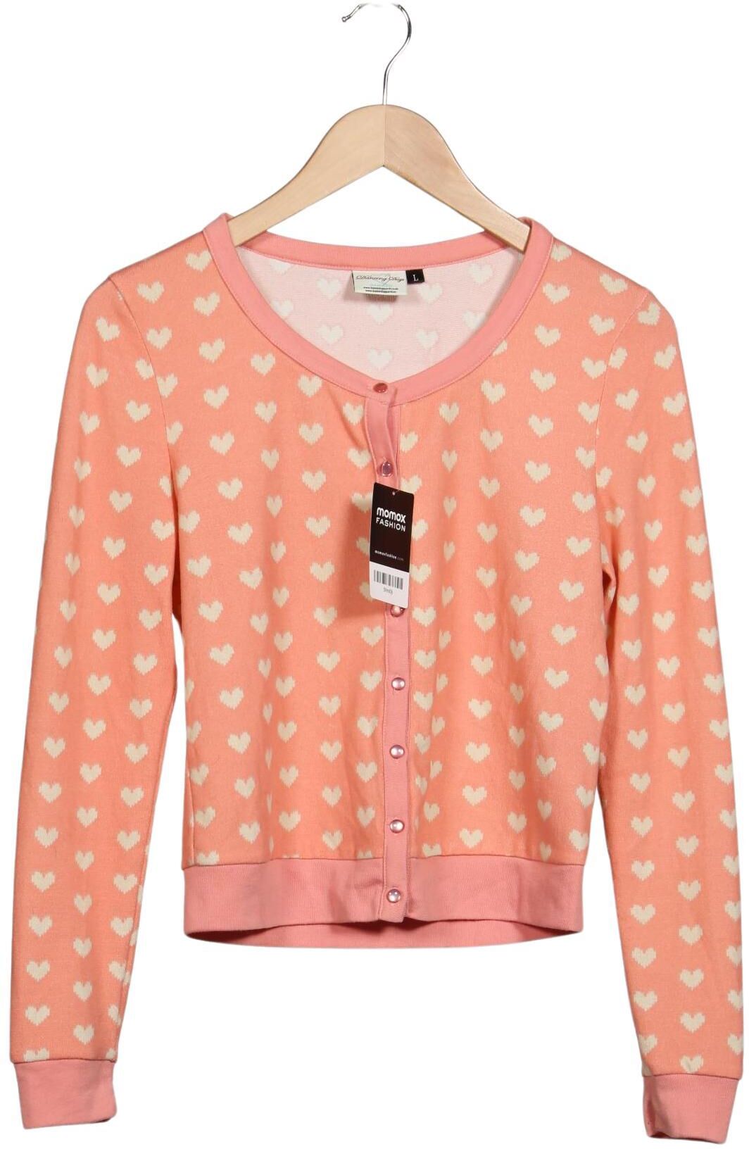 Banned Damen Strickjacke, Pink, Gr. L, Synthetik / Elasthan - Second Hand