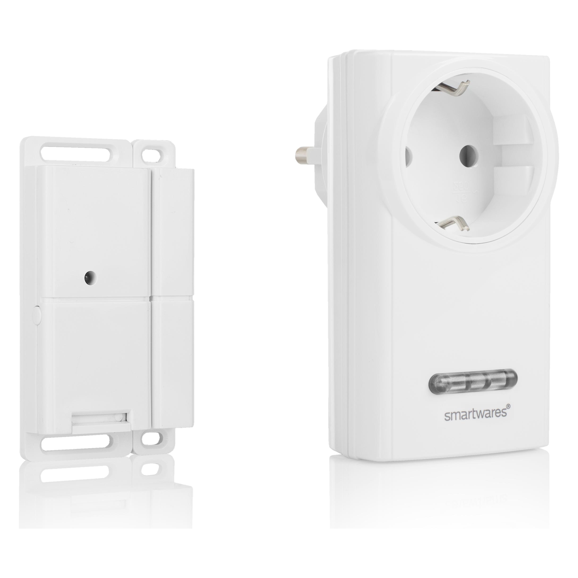 Smartwares 10.043.95 Funksteckdose mit Magnetkontakt SH5-SET-KHC (Funkmodul) (10.043.95)