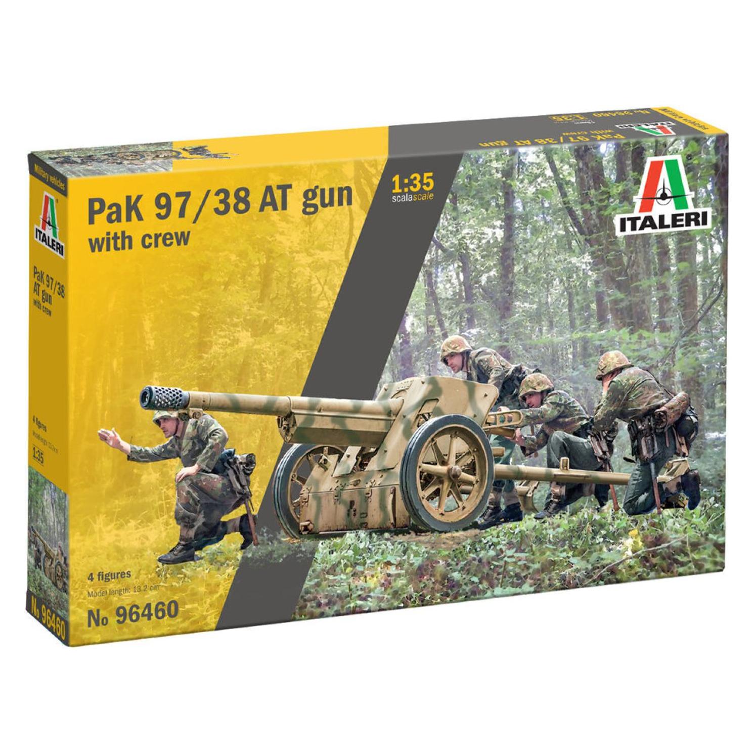 Italeri 1:35 Pak 97/38 Pz-Abwehrkanone m.Manns. (510096460)