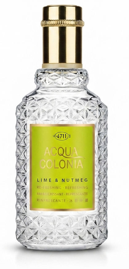 4711 Acqua Colonia Lime & Nutmeg eau de cologne splash & spray 50 ml