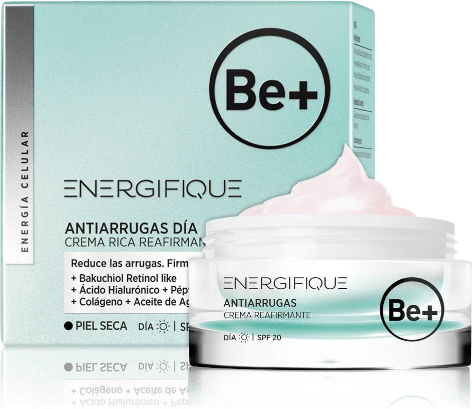 Be+ Energifique Antiarrugas Día Crema Rica Reafirmante SPF20 Piel Seca 50ml