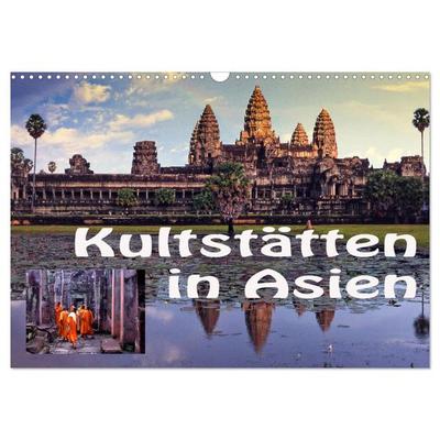Kultstätten in Asien (Wandkalender 2026 DIN A3 quer), CALVENDO Monatskalender