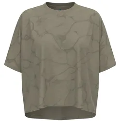 Odlo, Damen, Sportshirt, Damen T-Shirt Active 365 Natural Blend Print (M), Grau, M