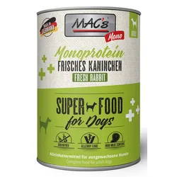 MAC ́s DOG Mono Sensitive Kaninchen 6x400 g
